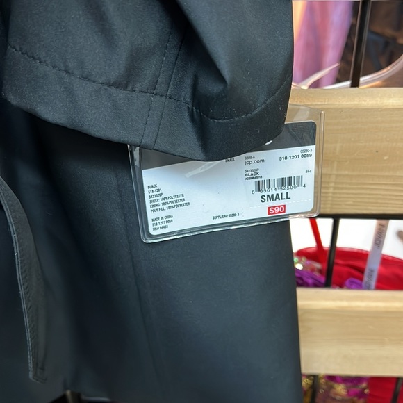 NWT,Claiborne men’s rain coat black zip out lining - Picture 5 of 17